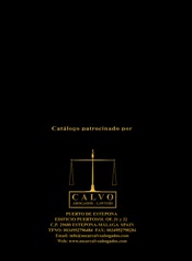 Tapa posterior de los libros editados con el patrocinio de �scar Calvo Abogados