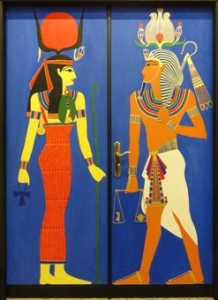 Puertas Egipcias. Artista: Conchi �lvarez. Despacho Principal �scar Calvo Abogados