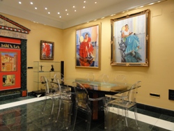 Mesa Pompeyana. Artista: Conchi �lvarez. �leo sobre madera. �scar Calvo Abogados